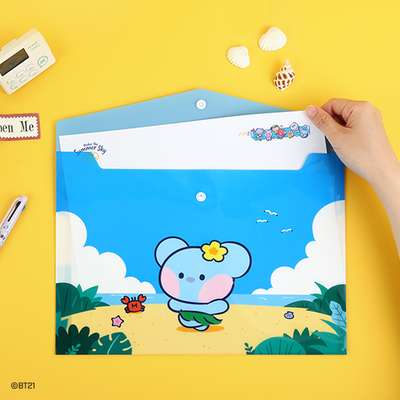 BT21 minini PP File Pocket [Vacation] - KOYA