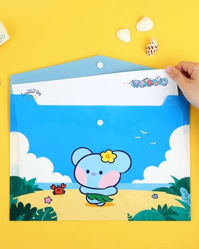 BT21 minini PP ファイルポケット[バカンス] - コヤ(KOYA)