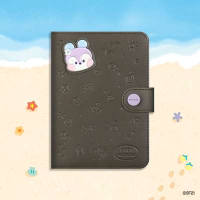 BT21 minini Leather Patch Passport Cover [Vacance] - MANG