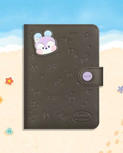 BT21 minini レザーパッチ パスポートケース [バカンス] - マング(MANG)