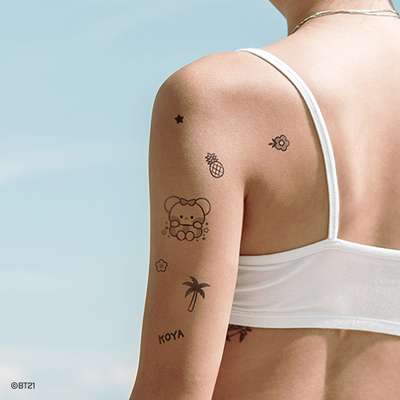 BT21 Tattoo Sticker [Summer Sky] - KOYA