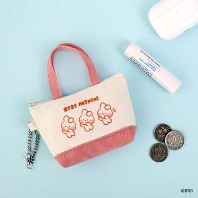 BT21 minini Canvas Mini Pouch - COOKY