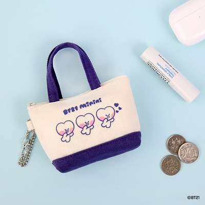 BT21 minini Canvas Mini Pouch - TATA