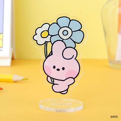 BT21 Acrylic Stand [Happy Flower] - COOKY