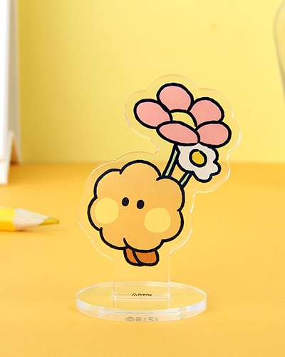 BT21 アクリルスタンド [ハッピーフラワー]- シュキ(SHOOKY)
