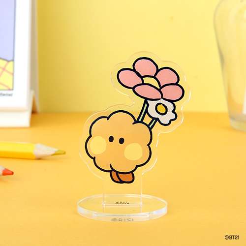 BT21 Acrylic Stand [Happy Flower] - Shooky