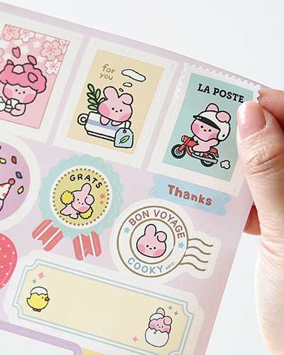 BT21 minini リムーバブルギフトステッカー - クッキー(COOKY)