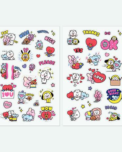 BT21 クリアスティッカー [エブリデイ]