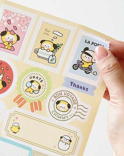 BT21 minini リムーバブルギフトステッカー- チミ(CHIMMY)