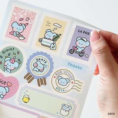 BT21 minini リムーバブルギフトステッカー- KOYA(コヤ)