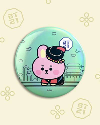 BT21 缶バッジ [韓服]- クッキー(COOKY)