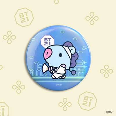 BT21 缶バッジ [韓服]- マング(MANG)