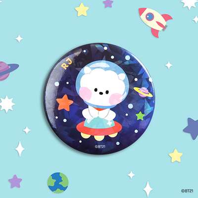 BT21 Can Badge [SPACE] - RJ