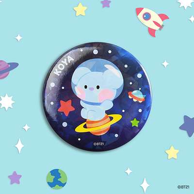 BT21 Can Badge [SPACE] - KOYA