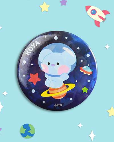 BT21 缶バッジ [SPACE]- KOYA(コヤ)