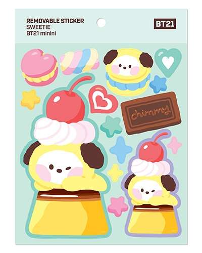 [BT21] リムーバブルステッカー [スウィーティ]- チミ(CHIMMY)