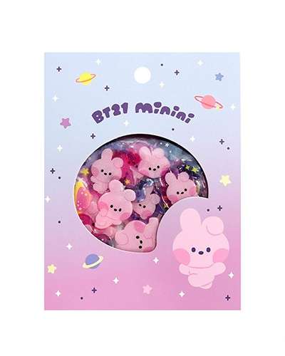 [BT21] minini フレークステッカー- クッキー(COOKY)