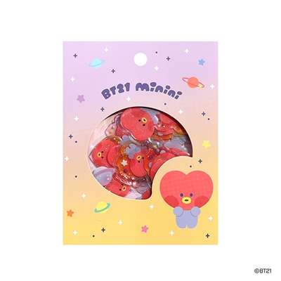 [BT21] minini フレークステッカー- タタ(TATA)