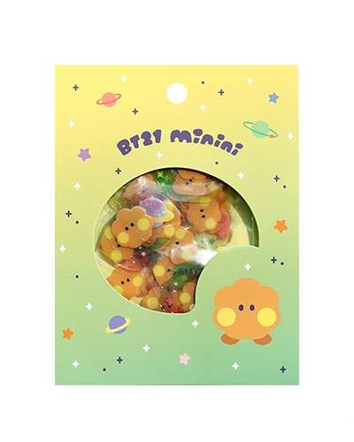 [BT21] minini フレークステッカー- シューキ(SHOOKY)