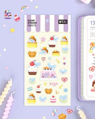 【BT21】クリアスティッカー【スウィーティ】- コヤ(KOYA)