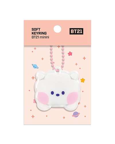 [BT21] minini ソフトキーリング - アールジェー(RJ)