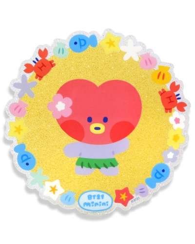 BT21 アクリルコースター [サマースカイ]- TATA