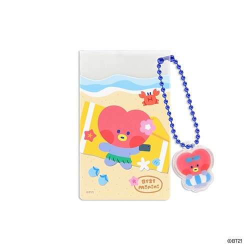 [BT21] Clear Card Pocket [Summer Sky] - TATA
