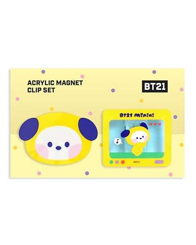 [BT21] ミニニ アクリルマグネットクリップセット- チミ(CHIMMY)