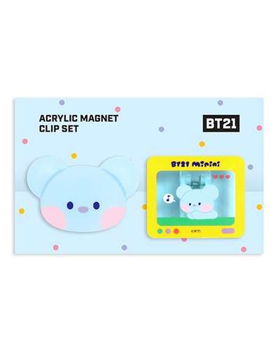 [BT21] ミニニ アクリル マグネット クリップ セット- コヤ(KOYA)