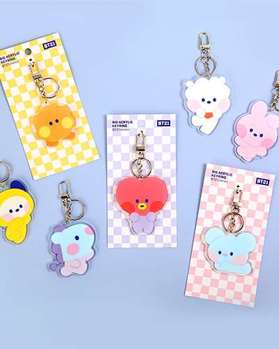 [BT21] ミニニ ビッグ アクリルキーリング