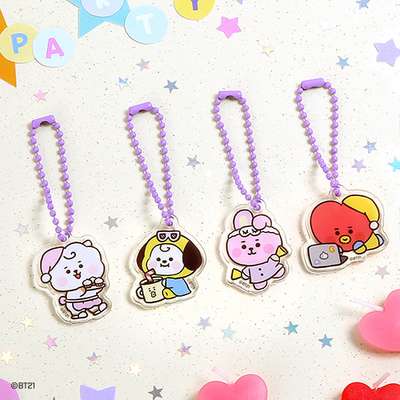 [BT21] Acrylic Simple Keyring [Party]