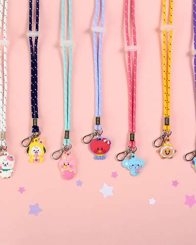 [BT21] Mascot Neck Strap [Jelly Candy]