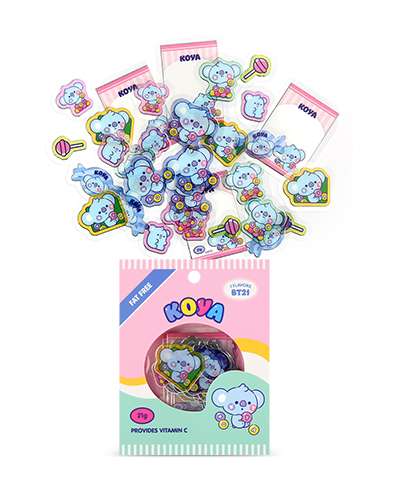 [BT21] Baby Flake Sticker Pack JELLY CANDY