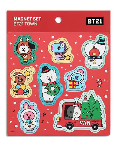 [BT21] Magnet Set - BT21 TOWN