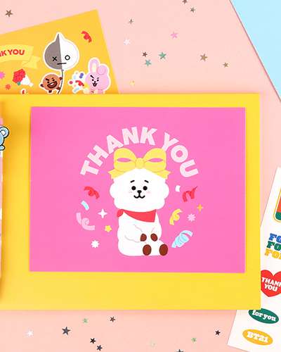 [BT21] Postcard Set - THANK YOU