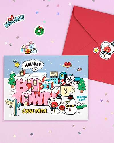 [BT21] Postcard Set - BT21 TOWN