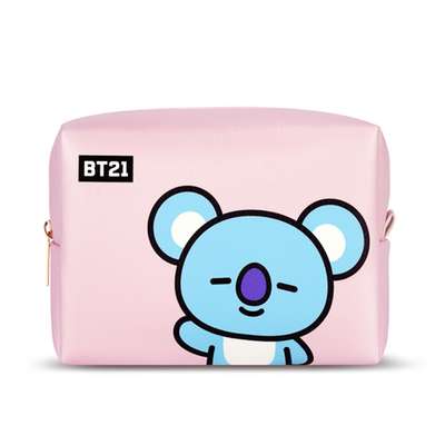 [BT21] PU Square Pouch L