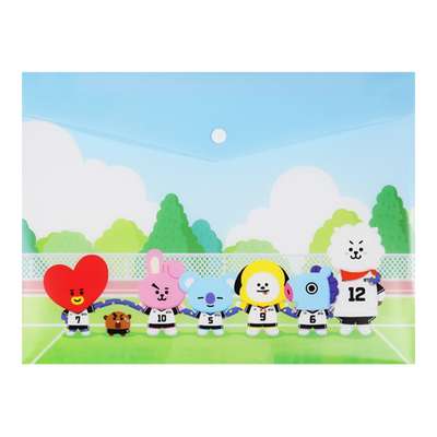 [BT21] PP File Pocket - School