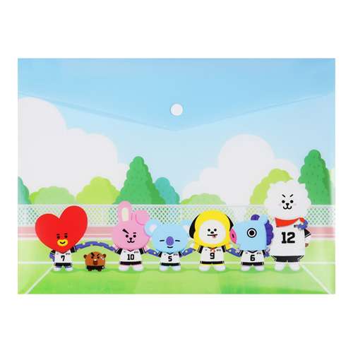 [BT21] PP File Pocket - School