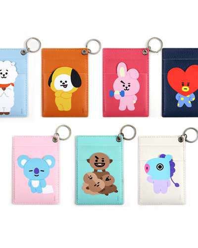 [BT21] Keyring Card Holder