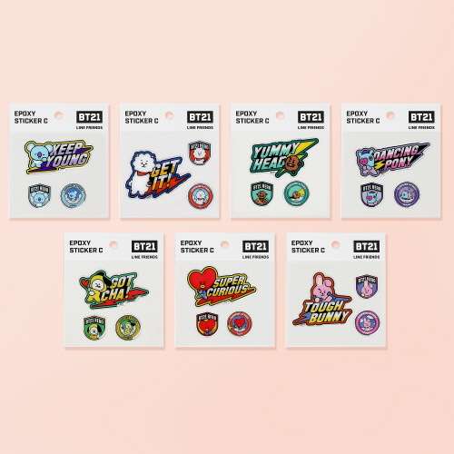 [BT21] エポキシステッカー - C
