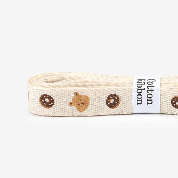 [3Y] Cotton Ribbon Vol.6 - 40 Baking Bear
