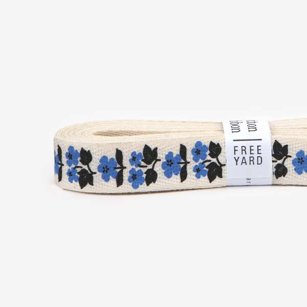 [100Y] cotton ribbon vol.5 - 36 Cobalt blue