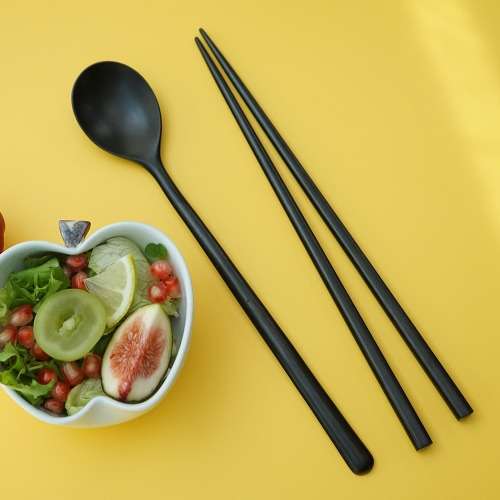 Chilmong Odan Lacquered Wooden Spoon/Chopsticks/Utensil Set for One