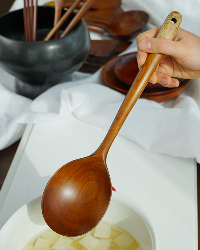 Geumsugangsan Lacquered Wooden Cooking Ladle 32