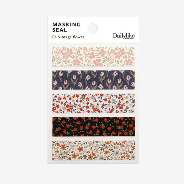 Masking seal - 06 Vintage flower