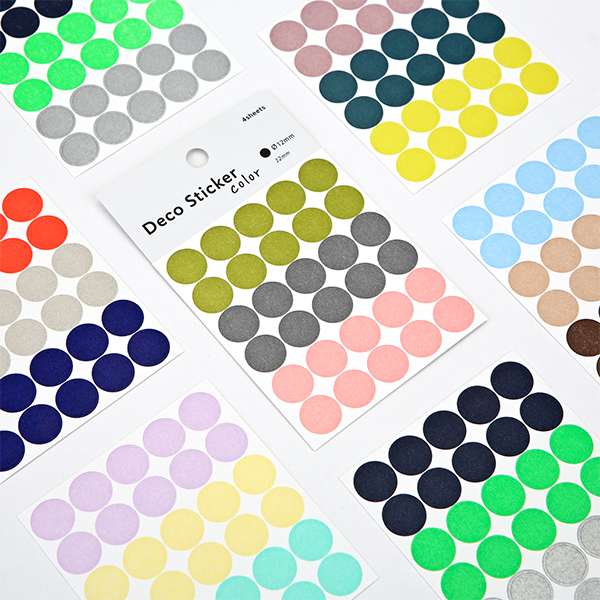 Deco Sticker (Color) - 12mm