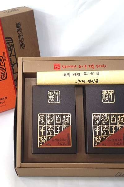 조態燕家 竹露茶 雨前 80g 智異山 有機農 手製緑茶