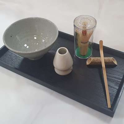 Dadoobang Matcha Tea Set 6-Piece Set Model 201803 / Tea Bowl, Whisk, Tea Stand, etc.
