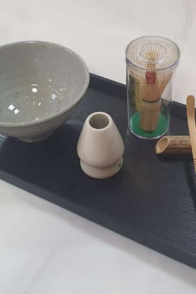 茶道房 抹茶道具 6種セット 201803号/茶碗 茶筅 茶卓等